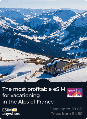 eSIM for a Trip To The French Alps