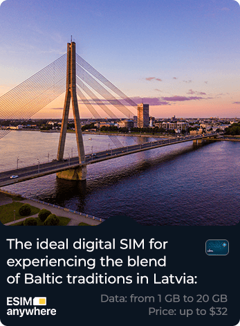 Cheap eSim card for Latvia